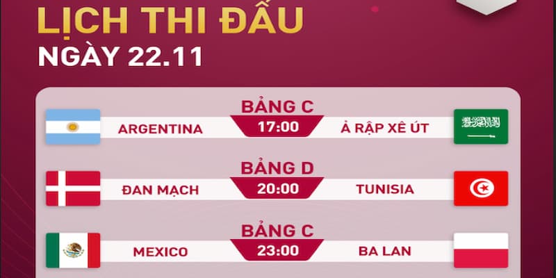 Lịch thi đấu World Cup Cách sử dụng Lịch thi đấu World Cup